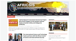 Desktop Screenshot of africsis.org